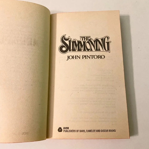 Vintage 1979 The Summoning A New  Word for Fear John Pintoro Paperback - Picture 8 of 14